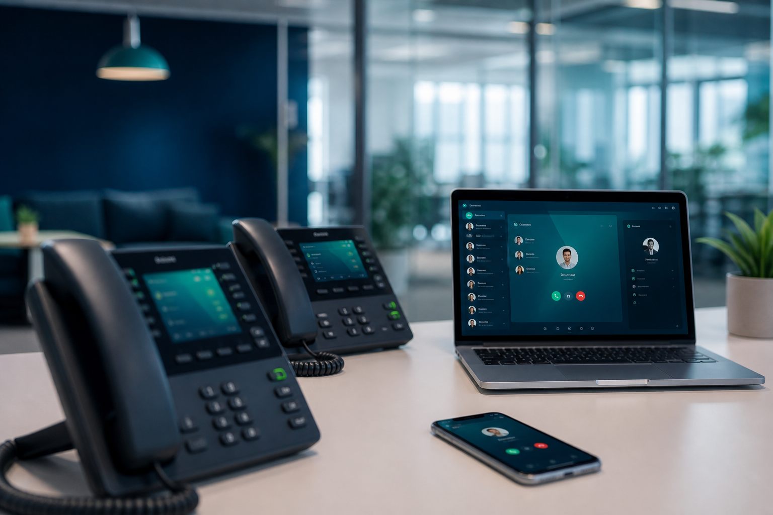 Softwarebasierte VoIP-Telefonanlage