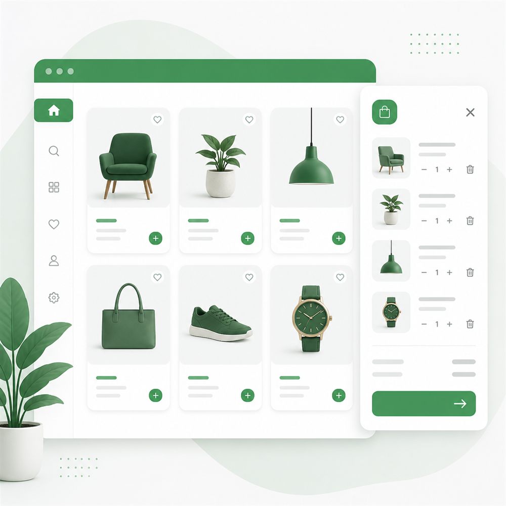 Online-Katalog und Produktdarstellung